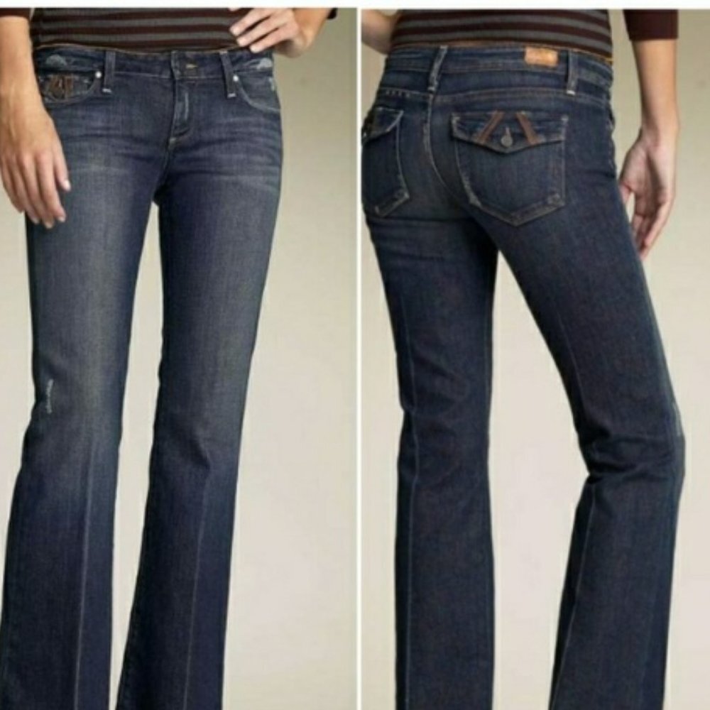 Paige Fairfax Dark Wash Boot Jeans
